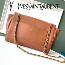 YSL-12-2 YSL聖羅蘭新款原版皮經典KATE正反兩用包，平紋皮麂皮