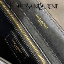 579583-1 YSL聖羅蘭新款原版皮  Y字形拼接小牛皮挎包