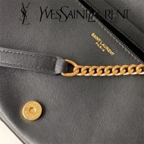YSL 568906 聖羅蘭新款原版皮ANGIE小羊皮鏈條翻蓋包