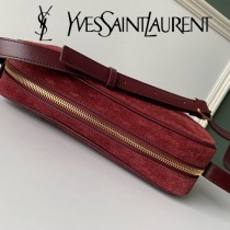YSL-05-1 YSL聖羅蘭新款原版皮 麂皮相機包
