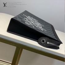 M41696 字母絲印新款原版皮手包