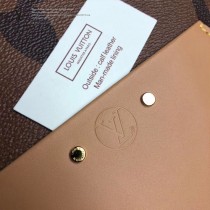 LV原版皮新款 M44604 經典 Monogram 與 Monogram Reverse 圖案