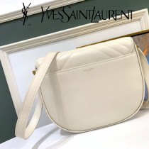 579583 YSL聖羅蘭新款原版皮  Y字形拼接小牛皮挎包