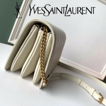 YSL 568906-1 聖羅蘭新款原版皮ANGIE小羊皮鏈條翻蓋包