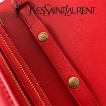 YSL 568906-2 聖羅蘭新款原版皮ANGIE小羊皮鏈條翻蓋包