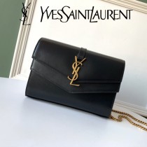 352663 YSL 圣羅蘭新款原版皮經典信封包