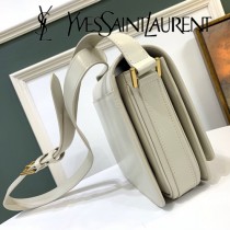 YSL-09 YSL聖羅蘭新款原版皮中號馬鞍包