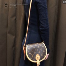 M44860 新款原版皮 SAC TAMBOURIN馬鞍包