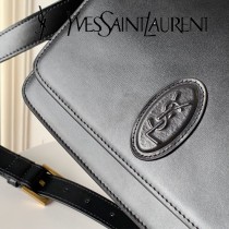 YSL-09-1 YSL聖羅蘭新款原版皮中號馬鞍包