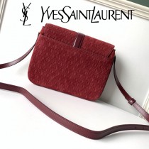 YSL-10-1 YSL聖羅蘭新款原版皮 麂皮挎包