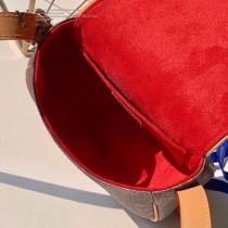 M44860 新款原版皮 SAC TAMBOURIN馬鞍包