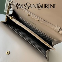 352663-1 YSL 圣羅蘭新款原版皮經典信封包
