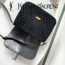YSL-10 YSL聖羅蘭新款原版皮 麂皮挎包