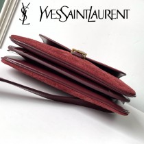 YSL-10-1 YSL聖羅蘭新款原版皮 麂皮挎包