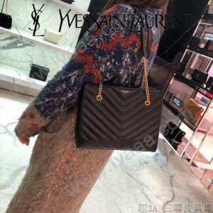 YSL型號392742 聖羅蘭新款原版皮購物袋