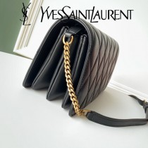 YSL 568906 聖羅蘭新款原版皮ANGIE小羊皮鏈條翻蓋包