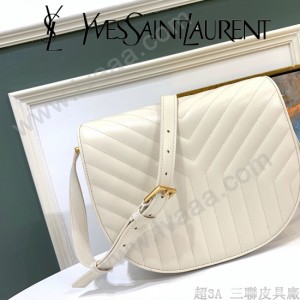 579583 YSL聖羅蘭新款原版皮  Y字形拼接小牛皮挎包