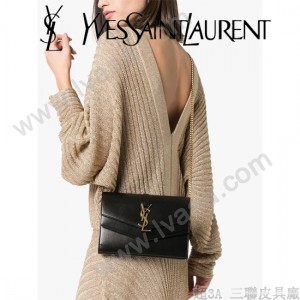 352663 YSL 圣羅蘭新款原版皮經典信封包