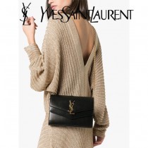 352663 YSL 圣羅蘭新款原版皮經典信封包