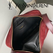 YSL-05-1 YSL聖羅蘭新款原版皮 麂皮相機包