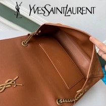 YSL-12-2 YSL聖羅蘭新款原版皮經典KATE正反兩用包，平紋皮麂皮