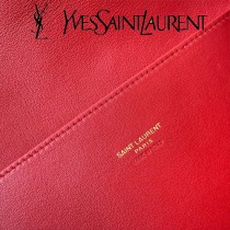 YSL-12-1 YSL聖羅蘭新款原版皮經典KATE正反兩用包，平紋皮麂皮