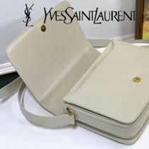 YSL-09 YSL聖羅蘭新款原版皮中號馬鞍包