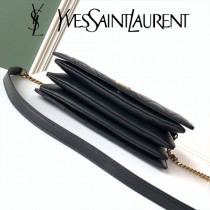 YSL 568906 聖羅蘭新款原版皮ANGIE小羊皮鏈條翻蓋包