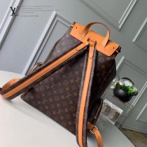 M44658  新款原版皮復古雙肩包