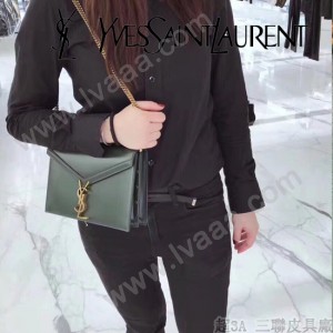 YSL新款型號532750-1 Cassandra平紋信封包