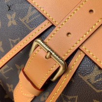 M44658  新款原版皮復古雙肩包