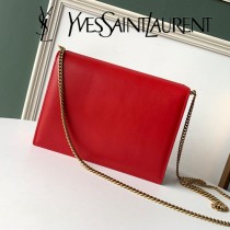 YSL新款型號532750-3 Cassandra平紋信封包