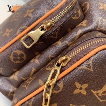 M44658  新款原版皮復古雙肩包