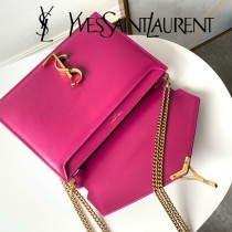 YSL新款型號532750-4 Cassandra平紋信封包