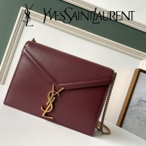 YSL新款型號532750-5 Cassandra平紋信封包