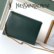 YSL新款型號532750-1 Cassandra平紋信封包