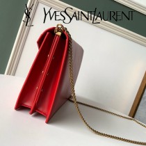 YSL新款型號532750-3 Cassandra平紋信封包