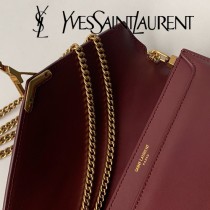 YSL新款型號532750-5 Cassandra平紋信封包