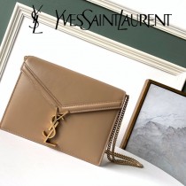 YSL新款型號532750-6 Cassandra平紋信封包