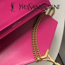 YSL新款型號532750-4 Cassandra平紋信封包