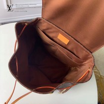 M44658  新款原版皮復古雙肩包