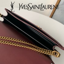 YSL新款型號532750-5 Cassandra平紋信封包