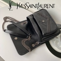 YSL-20 YSL新款Niki小號编织款寫斜挎包郵差包 手工制作