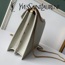 YSL新款型號532750-10 Cassandra魚子醬信封包
