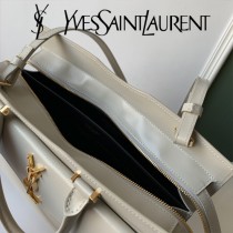 YSL-23 YSL聖羅蘭新款原版皮 UPTOWN大號鏡面小牛皮手提包
