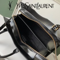 YSL-23-1 YSL聖羅蘭新款原版皮 UPTOWN大號鏡面小牛皮手提