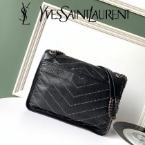 YSL-21 YSL新款Niki小號柳釘款斜挎包郵差包