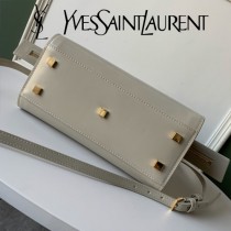 YSL-18 YSL聖羅蘭新款原版皮 UPTOWN小號鏡面小牛皮手提包