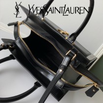 YSL-18-1 YSL聖羅蘭新款原版皮 UPTOWN小號鏡面小牛皮手提包