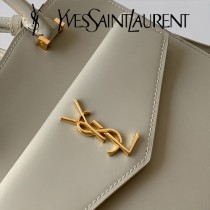 YSL-18 YSL聖羅蘭新款原版皮 UPTOWN小號鏡面小牛皮手提包